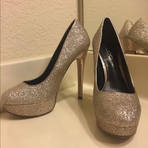 ALDO Glitter Pumps Size:6